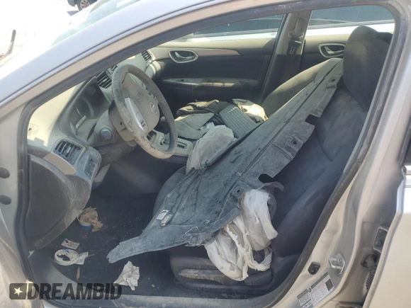 2013 Nissan Sentra SV with VIN 1N4AB7AP6DN905148, listed as a Copart auction lot 63896734 with 43,663 mi miles and Salvage Title. Bid and sale history available at DreamBid. Image 7.