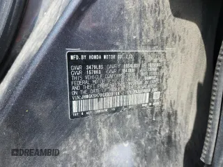 2016 Honda Fit EX with VIN JHMGK5H79GX038169, listed as a Copart auction lot 59923615 with 282,625 mi miles and Salvage title. Bid and sale history available at DreamBid. Image 13.