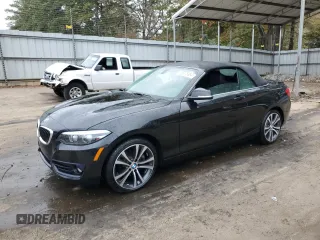 2018 BMW 2 Series 230i xDrive with VIN WBA2K1C53JVD41302, listed as a Copart auction lot 79075064 with 0 mi miles and Salvage Title. Bid and sale history available at carsss.com. Image 1.