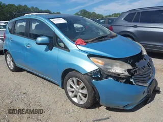 2014 Nissan Note S Plus with VIN 3N1CE2CP8EL380091, listed as a IAAI auction lot 42666975 with 121,715 mi miles and . Bid and sale history available at DreamBid. Image 1.