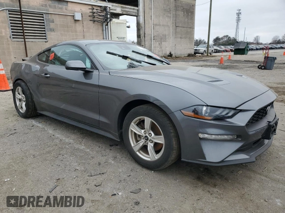 2023 Ford Mustang EcoBoost with VIN 1FA6P8TH4P5101017, listed as a Copart auction lot 48746865 with 0 mi miles and Salvage Title. Bid and sale history available at carsss.com. Image 4.