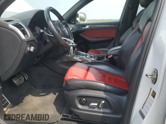 2016 Audi SQ5 Premium Plus with VIN WA1CCAFP1GA011621, listed as a Copart auction lot 60079875 with 94,871 mi miles and Salvage title. Bid and sale history available at DreamBid. Image 7.