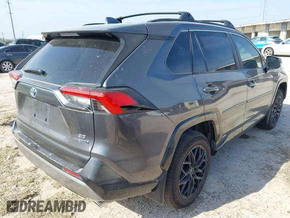 2024 Toyota RAV4 Hybrid SE with VIN 4T3T6RFV7RU161067, listed as a IAAI auction lot 41942992 with 11,952 mi miles and . Bid and sale history available at DreamBid. Image 4.