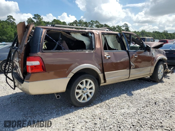 2012 Ford Expedition Max King Ranch with VIN 1FMJK1H59CEF46979, listed as a Copart auction lot 60762964 with Not provided miles and Non repairable. Bid and sale history available at DreamBid. Image 3.