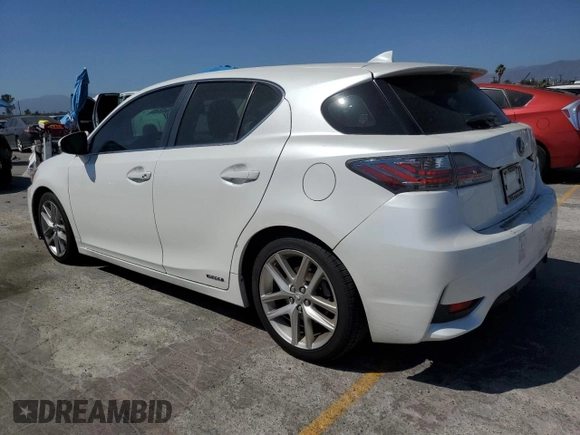 2015 Lexus CT 200h with VIN JTHKD5BH7F2234676, listed as a Copart auction lot 61676175 with 196,411 mi miles and Salvage title. Bid and sale history available at DreamBid. Image 2.