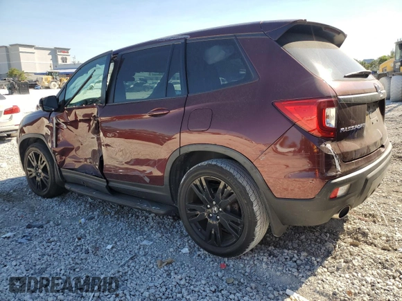 2019 Honda Passport Sport with VIN 5FNYF7H2XKB006263, listed as a Copart auction lot 49761595 with 54,678 mi miles and Non repairable. Bid and sale history available at DreamBid. Image 2.