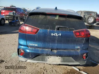 2022 Kia Niro LXS with VIN KNDCB3LC9N5537698, listed as a Copart auction lot 43872755 with 107,052 mi miles and Salvage Title. Bid and sale history available at carsss.com. Image 6.