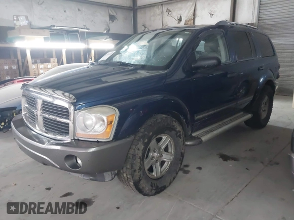 2005 Dodge Durango SLT z VIN 1D4HD48D15F577147, wystawiony jako IAAI lot #41821018 z przebiegiem 138 897 mil mil oraz . Historia ofert i sprzedaży dostępna na DreamBid. Obrazek 2.
