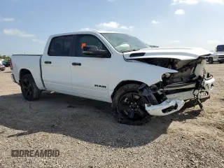 2024 Ram 1500 Lone Star with VIN 1C6SRFFT4RN108602, listed as a Copart auction lot 65802344 with 6,739 mi miles and Salvage title. Bid and sale history available at DreamBid. Image 4.
