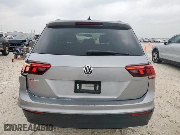 2021 Volkswagen Tiguan S with VIN 3VV1B7AX0MM033300, listed as a Copart auction lot 57270715 with 70,125 mi miles and Salvage title. Bid and sale history available at DreamBid. Image 6.