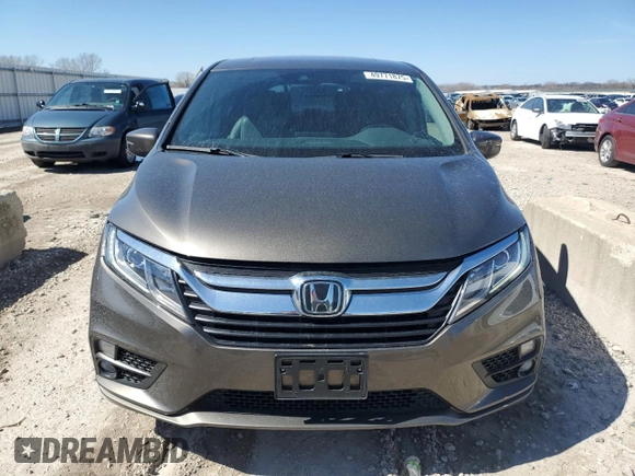 2018 Honda Odyssey EX-L with VIN 5FNRL6H78JB069850, listed as a Copart auction lot 49771875 with 103,914 mi miles and Salvage Title. Bid and sale history available at DreamBid. Image 5.