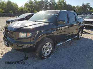 2007 Honda Ridgeline RTL w/Leather with VIN 2HJYK16547H528843, listed as a Copart auction lot 60605824 with 0 mi miles and Salvage Title. Bid and sale history available at carsss.com. Image 1.