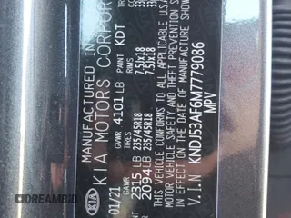 2021 Kia Soul Turbo with VIN KNDJ53AF6M7779086, listed as a Copart auction lot 81195814 with 7,479 mi miles and Salvage Title. Bid and sale history available at DreamBid. Image 14.