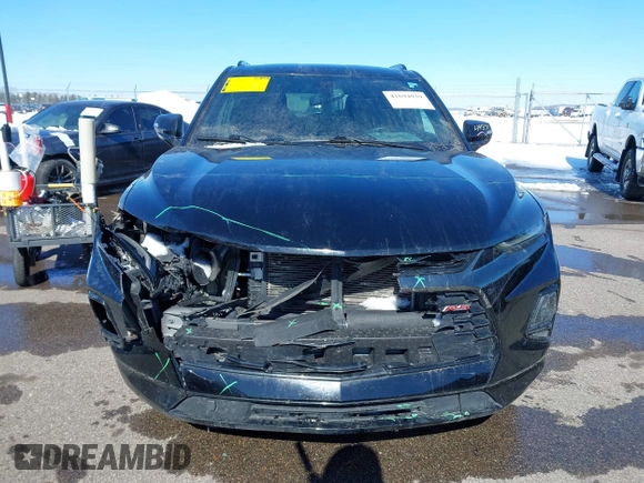 2019 Chevrolet Blazer RS with VIN 3GNKBJRS2KS654806, listed as a IAAI auction lot 41694939 with 107,436 mi miles and . Bid and sale history available at DreamBid. Image 12.