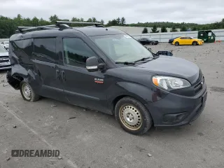2017 Ram ProMaster City Cargo Tradesman with VIN ZFBERFABXH6H30480, listed as a Copart auction lot 64974914 with 156,482 mi miles and Salvage Title. Bid and sale history available at DreamBid. Image 4.