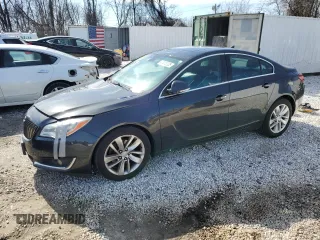 2014 Buick Regal with VIN 2G4GK5EX8E9258920, listed as a Copart auction lot 47075305 with 135,547 mi miles and Salvage Title. Bid and sale history available at carsss.com. Image 1.