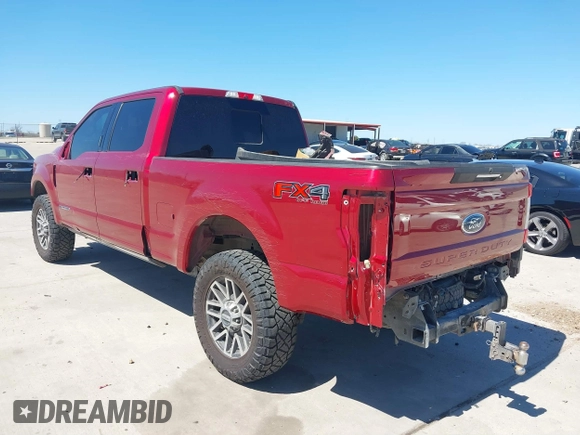 2018 Ford Super Duty F-250 SRW XL with VIN 1FT7W2BT1JEC55762, listed as a IAAI auction lot 41744932 with 243,696 mi miles. Bid and sale history available at carsss.com. Image 3.
