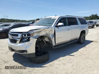 2018 Chevrolet Suburban LT z VIN 1GNSCHKC4JR114142, wystawiony jako Copart lot #62558505 z przebiegiem 168 691 mil mil oraz Szkoda całkowita • Salvage title. Historia ofert i sprzedaży dostępna na DreamBid. Obrazek 1.