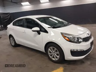 2016 Kia Rio LX with VIN KNADM4A38G6647353, listed as a IAAI auction lot 41822464 with 88,801 mi miles. Bid and sale history available at carsss.com. Image 1.