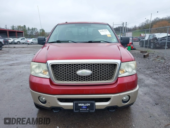2007 Ford F-150 XLT with VIN 1FTPW14V77KA86866, listed as a IAAI auction lot 41963210 with 190,796 mi miles and . Bid and sale history available at DreamBid. Image 12.