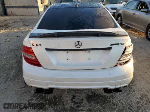 2013 Mercedes-Benz C-Class C 63 AMG with VIN WDDGJ7HB2DG071519, listed as a Copart auction lot 81365824 with 95,097 mi miles and Salvage Title. Bid and sale history available at carsss.com. Image 6.