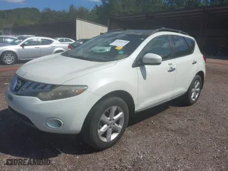 2010 Nissan Murano S with VIN JN8AZ1MU9AW004001, listed as a IAAI auction lot 41949194 with 281,758 mi miles. Bid and sale history available at carsss.com. Image 2.