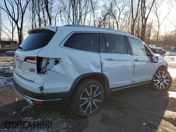 2020 Honda Pilot Touring 8-Passenger with VIN 5FNYF6H9XLB029731, listed as a Copart auction lot 45935965 with 80,691 mi miles and Salvage Title. Bid and sale history available at DreamBid. Image 3.
