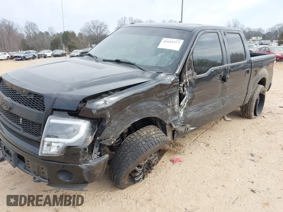 2010 Ford F-150 XL with VIN 1FTFW1EV1AFB76878, listed as a IAAI auction lot 41655373 with 193,064 mi miles. Bid and sale history available at carsss.com. Image 2.