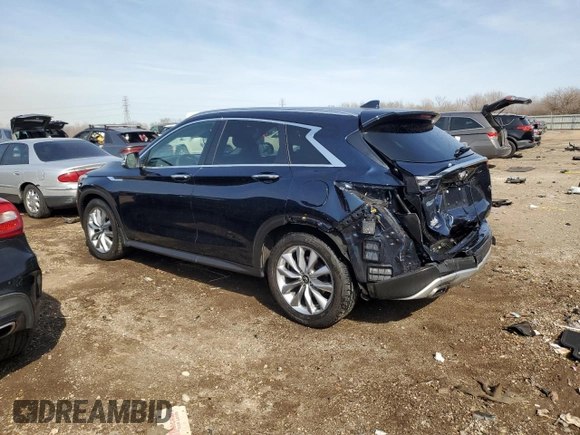 2021 Infiniti QX50 Luxe с VIN 3PCAJ5BB1MF107546, выставлен на аукционе Copart как лот 48239895 с пробегом 55 296 миль миль и Списание • Salvage title. История ставок и продаж доступна на DreamBid. Изображение 2.