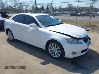 2009 Lexus IS 250 z VIN JTHCK262695028850, wystawiony jako IAAI lot #41784797 z przebiegiem 155 020 mil mil oraz . Historia ofert i sprzedaży dostępna na DreamBid. Obrazek 1.
