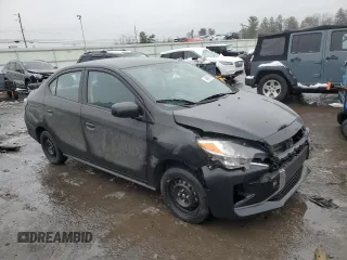 2023 Mitsubishi Mirage G4 ES with VIN ML32FUFJ9PHF02036, listed as a Copart auction lot 44941515 with 43,514 mi miles and Salvage Title. Bid and sale history available at carsss.com. Image 4.