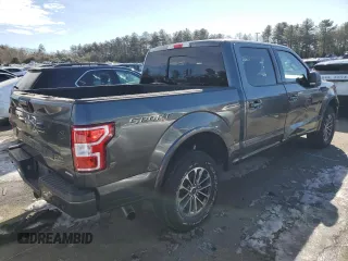 2018 Ford F-150 XL with VIN 1FTEW1EP8JFE28185, listed as a Copart auction lot 44695425 with 127,678 mi miles and Salvage Title. Bid and sale history available at carsss.com. Image 3.