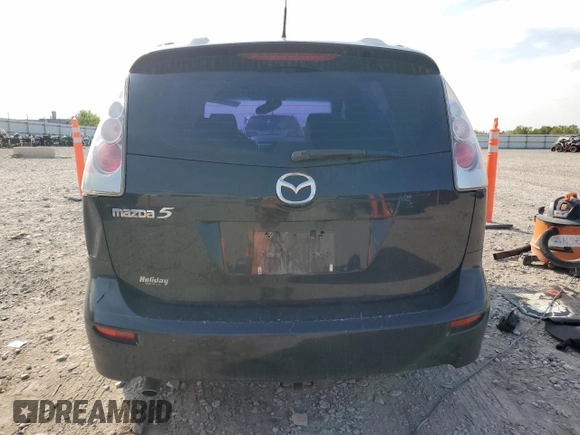 2007 Mazda 5 Sport with VIN JM1CR293370155146, listed as a Copart auction lot 71781894 with 188,471 mi miles and Non Repairable. Bid and sale history available at DreamBid. Image 6.