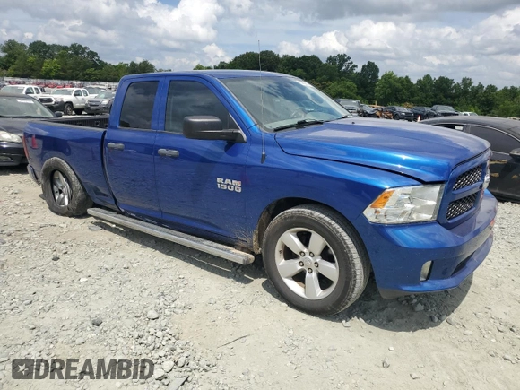 2016 Ram 1500 Tradesman with VIN 1C6RR6FG2GS108274, listed as a Copart auction lot 59658884 with 195,365 mi miles and Salvage title. Bid and sale history available at DreamBid. Image 4.