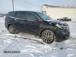 2022 Honda Pilot EX-L with VIN 5FNYF6H55NB035937, listed as a Copart auction lot 45306475 with 40,374 mi miles and Salvage Title. Bid and sale history available at carsss.com. Image 4.