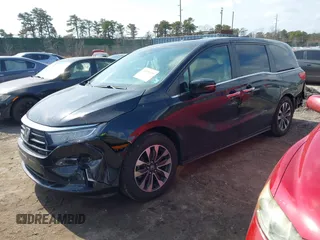 2023 Honda Odyssey EX-L with VIN 5FNRL6H67PB029548, listed as a IAAI auction lot 41699039 with 47,147 mi miles. Bid and sale history available at carsss.com. Image 20.