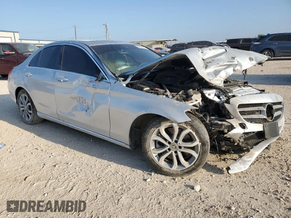2018 Mercedes-Benz C 300 with VIN 55SWF4JB0JU275367, listed as a Copart auction lot 50391455 with 66,099 mi miles and Salvage title. Bid and sale history available at DreamBid. Image 4.