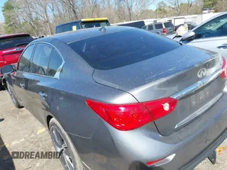 2015 Infiniti Q50 Premium with VIN JN1BV7AP0FM345726, listed as a IAAI auction lot 41860740 with 1 mi miles. Bid and sale history available at carsss.com. Image 3.