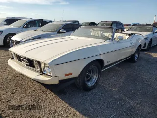 1973 Ford Mustang z VIN 3F03H257970, wystawiony jako Copart lot #76169144 z przebiegiem 70 749 mil mil oraz Szkoda całkowita • Salvage title. Historia ofert i sprzedaży dostępna na DreamBid. Obrazek 1.