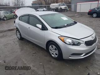 2016 Kia Forte LX with VIN KNAFX4A60G5558473, listed as a IAAI auction lot 41913980 with 148,472 mi miles. Bid and sale history available at carsss.com. Image 1.