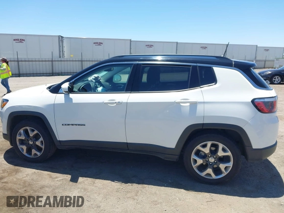 2018 Jeep Compass Limited z VIN 3C4NJCCB7JT410882, wystawiony jako IAAI lot #42536532 z przebiegiem 70 404 mil mil oraz . Historia ofert i sprzedaży dostępna na DreamBid. Obrazek 14.