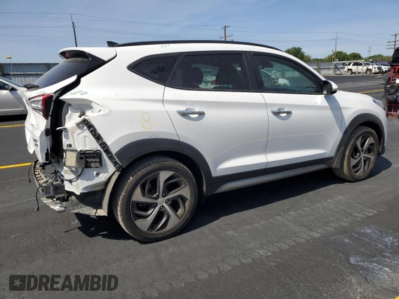 2017 Hyundai Tucson Limited z VIN KM8J3CA24HU351457, wystawiony jako Copart lot #58351205 z przebiegiem 103 299 mil mil oraz Szkoda całkowita • Salvage title. Historia ofert i sprzedaży dostępna na DreamBid. Obrazek 3.