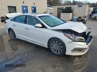2017 Hyundai Sonata Sport with VIN 5NPE34AF4HH539386, listed as a Copart auction lot 87185104 with 158,152 mi miles and Salvage Title. Bid and sale history available at DreamBid. Image 4.