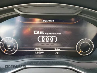 2018 Audi Q5 Premium Plus with VIN WA1BNAFY2J2235819, listed as a Copart auction lot 73505532 with 36,593 mi miles. Bid and sale history available at carsss.com. Image 9.