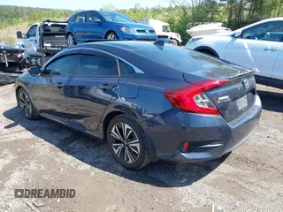 2017 Honda Civic Sedan EX-T with VIN 19XFC1F39HE021182, listed as a IAAI auction lot 41987404 with 88,733 mi miles. Bid and sale history available at carsss.com. Image 3.