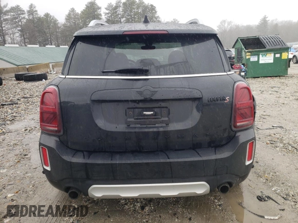 2022 MINI Countryman Cooper S with VIN WMZ83BR08N3N90446, listed as a Copart auction lot 47821885 with 23,147 mi miles and Salvage title. Bid and sale history available at DreamBid. Image 6.