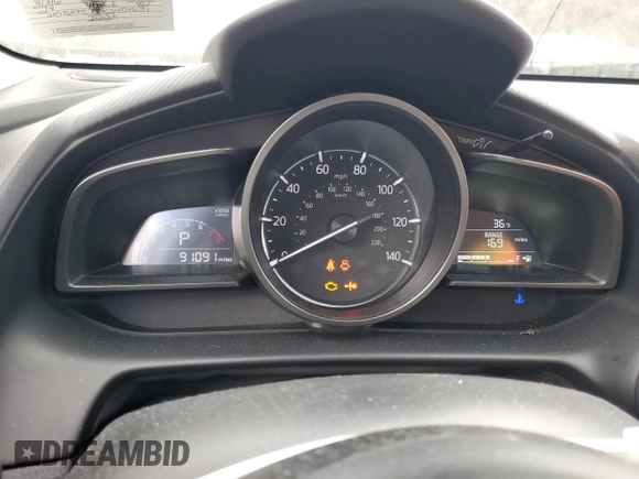 2019 Mazda CX-3 Touring with VIN JM1DKFC78K0405131, listed as a Copart auction lot 87065614 with 91,091 mi miles and Salvage Title. Bid and sale history available at carsss.com. Image 9.