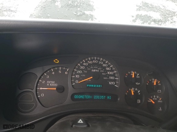 2003 Chevrolet Silverado 1500 LT with VIN 1GCEK19T53Z224559, listed as a Copart auction lot 43656575 with 231,357 mi miles and Clean Title. Bid and sale history available at carsss.com. Image 9.