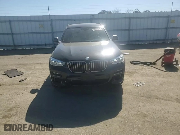 2020 BMW X3 M40i with VIN 5UXTY9C01L9B03869, listed as a Copart auction lot 46637515 with 57,052 mi miles and Salvage Title. Bid and sale history available at DreamBid. Image 10.