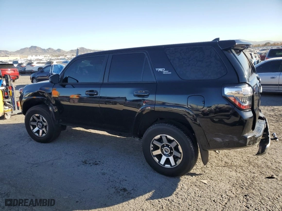 2021 Toyota 4Runner TRD Off Road with VIN JTEPU5JR9M5883825, listed as a Copart auction lot 84967664 with 52,593 mi miles and Salvage Title. Bid and sale history available at carsss.com. Image 2.
